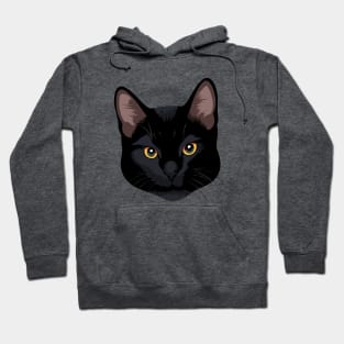 Cute Black Cat Hoodie